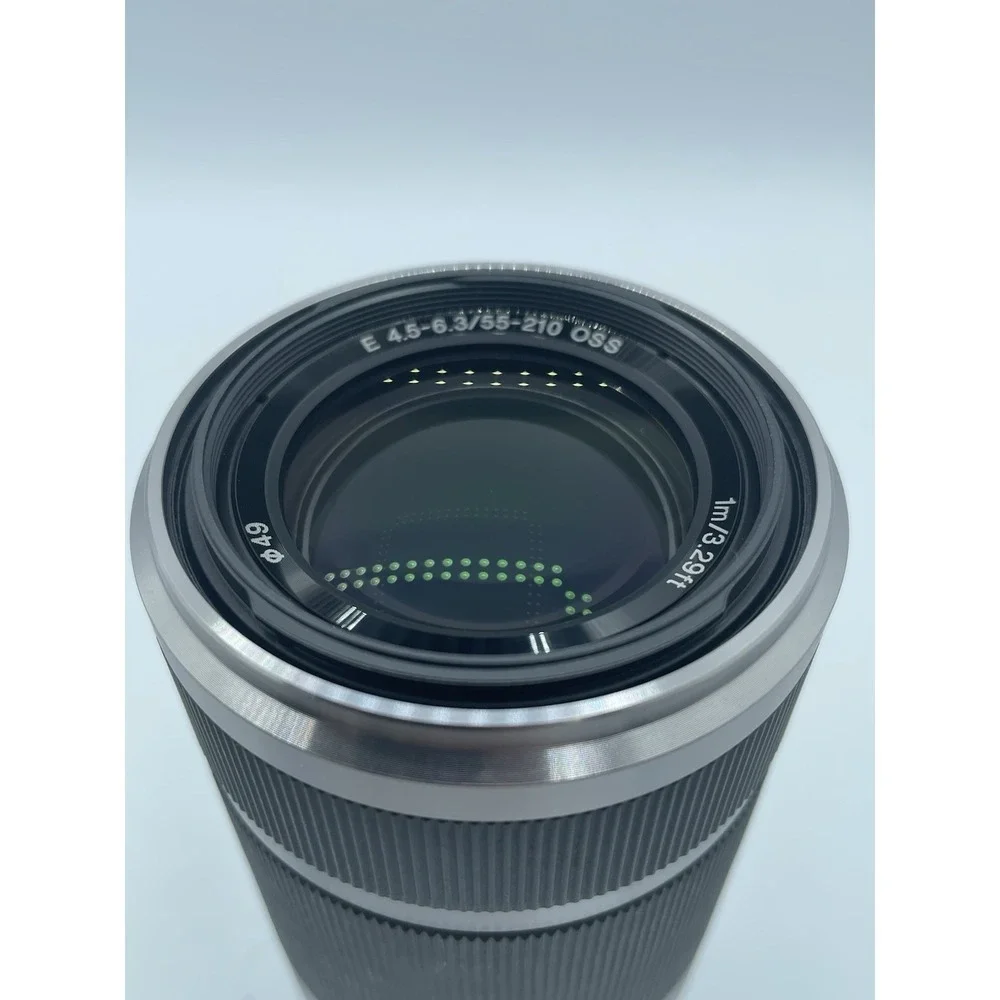Sony E 55-210mm f/4.5-6.3 OSS Lens for Sony E-Mount Cameras Silver